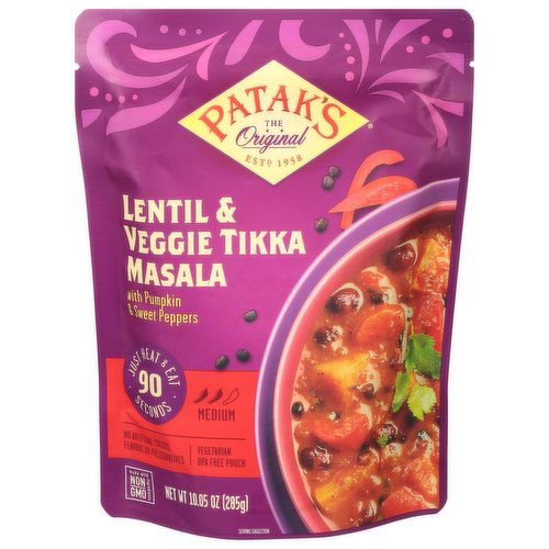 Pataks Lentil & Veggie Tikka RTE